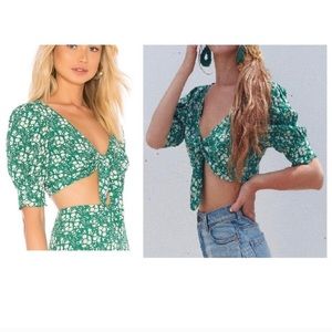 FL&L Floral Crop Top